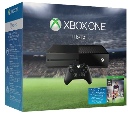 Xbox One 1 TB Console - EA Sports FIFA 16 Bundle