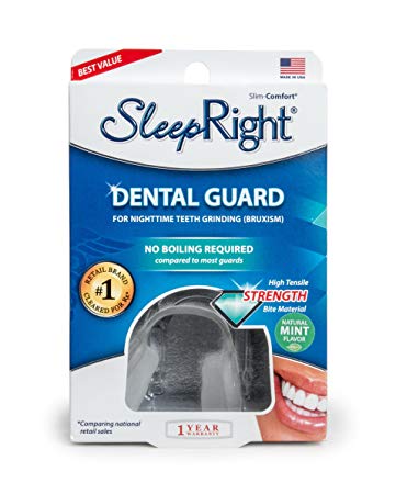 SleepRight Slim-Comfort Dental Guard – Mouth Guard To Prevent Teeth Grinding – No Boil – Extra Strong