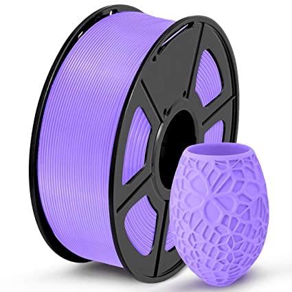 SUNLU PLA 3D Printer Filament, PLA Filament 1.75 mm Dimensional Accuracy  /- 0.02 mm, 1 KG Spool, PLA Purple