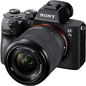 Sony Alpha 7 III | Full-Frame Mirrorless Camera with Sony 28-70 mm f/3.5-5.6 Zoom Lens (Fast 0.02s AF, 5-axis in-Body Optical Image stabilisation, 4K HLG, Large Battery Capacity)