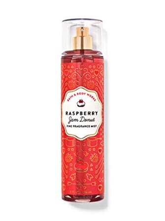 Bath and Body Works Raspberry Jam Donut Fine Fragrance Mist 8 Ounce Full Size