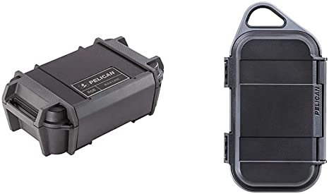 Pelican Ruck R60 Case (Black) & GOG400-0000-DGRY Go G40 Case - Waterproof Case (Anthracite/Grey)