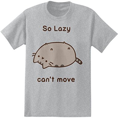 Pusheen Cat - So Lazy Can't Move - Junior's T-Shirt