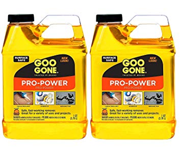 Goo Gone Pro-Power - Professional Strength Adhesive Remover, Removes Stickers, Tape, Grease and More - 32 Fl. Oz. 2 Pack