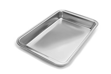 Fox Run 44928 Bake Pan, Stainless Steel, 12.375-Inch x 8-Inch