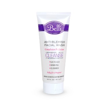 Belli Anti-Blemish Facial Wash - Complexion Perfection Cleanse - Specifically Designed for Expecting Moms - Hypoallergenic and Dermatologist Recommended - 65 oz