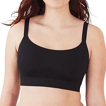 Bali Women's Modern Seamless, Pullover Wireless Bralette with Adjustable Straps