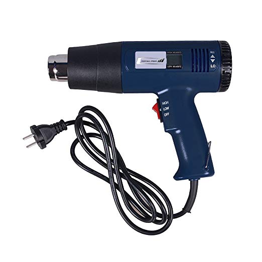 Install Proz 1800W Industrial Heat Gun With Digital Temperature Gauge ((2 attachments))