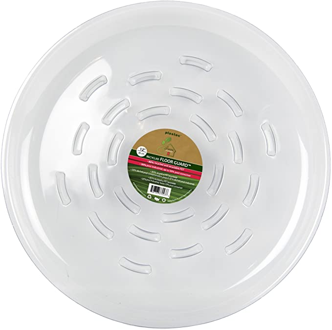 Plastec FGR14 Floor Guard Recycled Saucer, 14-Inch