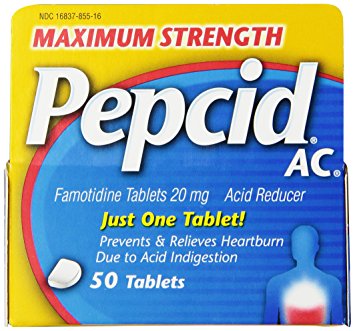 Pepcid AC Acid Reducer Maximum Strength Tablets, 100-Count
