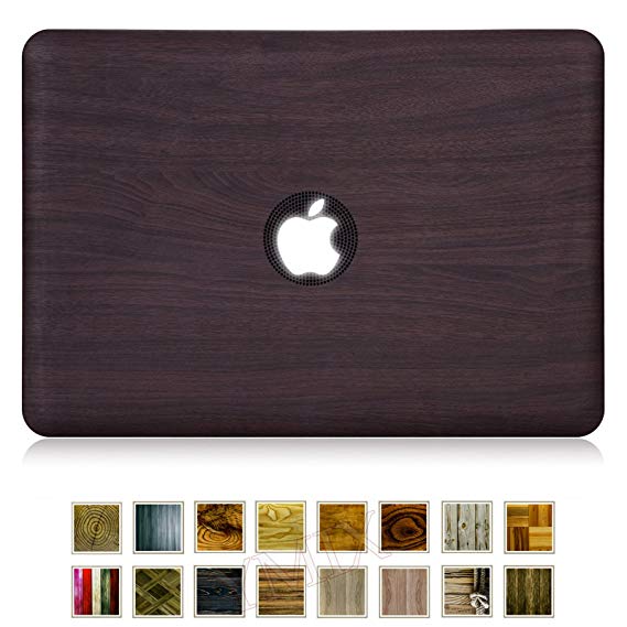 MacBook Air 11.6" Case,YMIX Soft-Touch Series Hard Plastic Case Protective Cover for Apple MacBook Air 11 inches (Models: A1370 and A1465) (Wood Grain E)