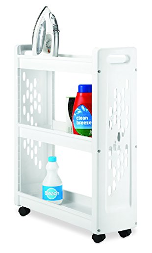 Whitmor 3 Tier Rolling Laundry Cart