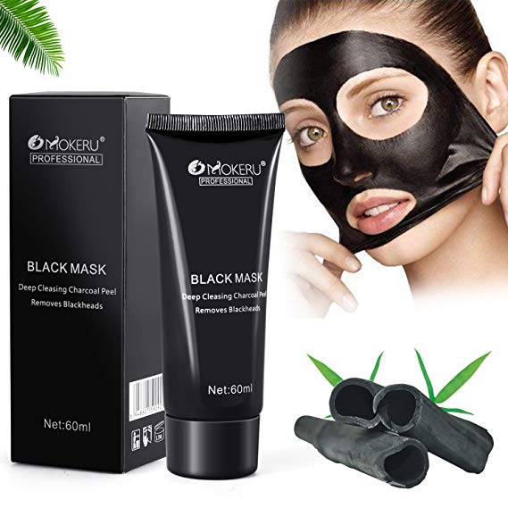 BESTOPE Black Mask,Blackhead Remover Mask with Activated Charcoal Deep Pore Cleansing Black Facial Mask for Face Nose and Acne Treatment Oil Control