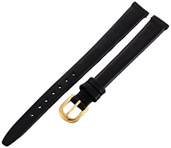 Voguestrap TX39910BK Allstrap 10mm Leather Calfskin Black Watch Strap