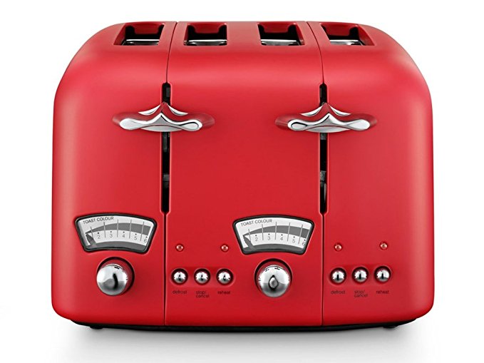 Toaster 4 Slice (Red)