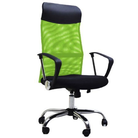 BTM Mesh High Back Executive Swivel Office Computer Desk Chair Recline Mesh Seat Green