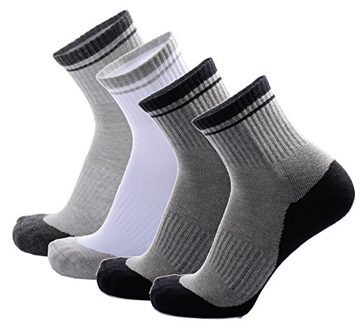 Men's Wool Ankle Compression Socks 4Pack Size 7-11 Atist