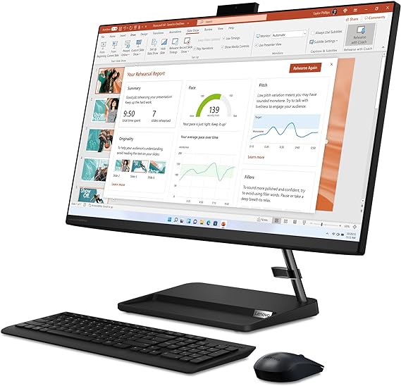 Lenovo IdeaCentre AIO 3i - (2023) - All in One Desktop - PC Computer - Mouse & Keyboard Included - 27" FHD Display - Windows 11-16GB Memory - 512GB Storage - Intel Core i5-13420H