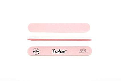 Mini Pink Salon Cushion Board Nail Files 280/320 (12 Pack) 3.5 Inches Long By 1/2 Inch Wide By Jaylie