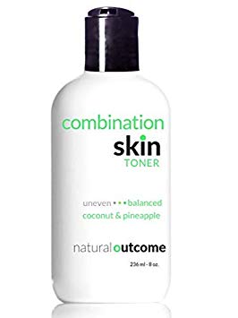 Coconut & Pineapple Combination Skin Balancing Facial Toner ▏Natural Outcome Skincare ▏Witch Hazel & Aloe Vera, Alcohol Free Face Astringent - 8 oz