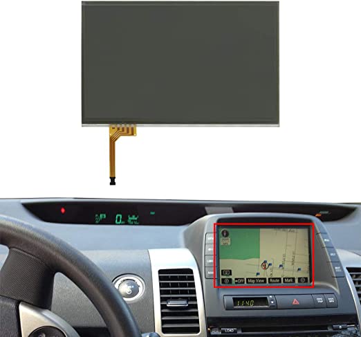 Touch Screen Digitizer Compatible with Toyota Prius Hybrid Sedan 2004-2009