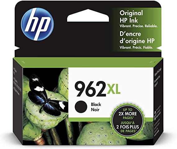 HP 962XL High Yield Black Original Ink Cartridge (3JA03AN)