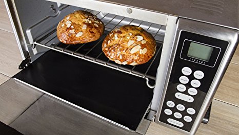Kitchen + Home Toaster Oven Liner - Extra Thick Heavy Duty100% PFOA & BPA Free – FDA Approved Non-stick Reusable Toaster Oven Liner