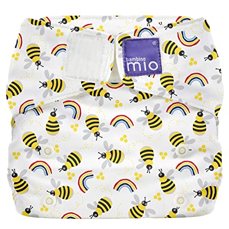 Bambino Mio, miosolo classic all-in-one cloth diaper, honeybee hive