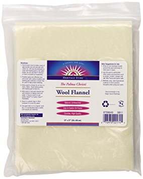 Heritage Products Wool Flannel, Palma Christi, 1 flannel 12" X 27"