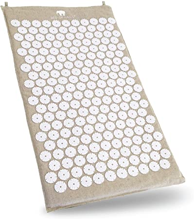 Original Bed of Nails ECO Acupressure Mat for Pain and Relaxation, Made with Eco-Friendly Materials