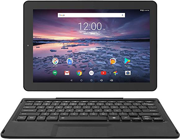 RCA 12.2 Inch Android Tablet Quad Core 2G RAM 64G IPS 1920 x 1200 Touchscreen WiFi with Detachable Keyboard