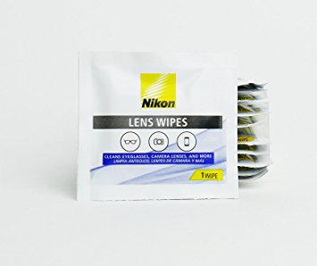 Nikon Pre-Moistened Lens Cloths Wipes 100 Ct