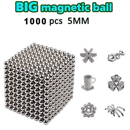 DOTSOG 2019 Upgraded Ball, 5MM 1000 Pieces Sculpture Building Blocks Toys for Intelligence DIY Educational Toys& Stress Relief for Adults (1000)