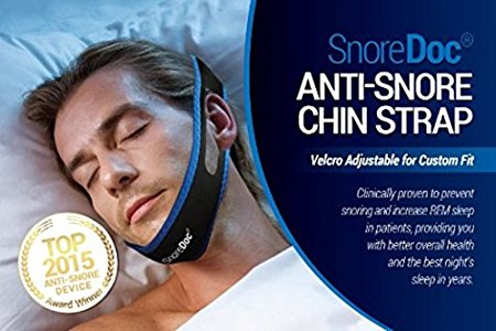 SnoreDoc(TM) Anti Snore Chin Strap - Natural And Instant Snore Relief - Rated #1 Sleep Aid - Stop Snoring Tonight; Comfortably And Naturally - Fully Adjustable For Maximum Comfort And Optimal Results
