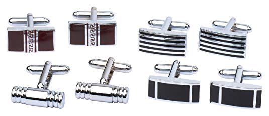 4 Pairs of Classic Cufflinks By Men's Collection