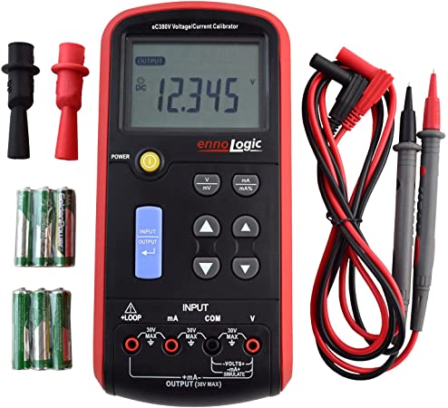 Volt mA Loop Process Calibrator - 0-20V and 4-20mA Signal Generator Simulator – Portable Precision Volt Millivolt and mA Generator and Meter for Transmitters, Current Loops, PLC and Process Devices
