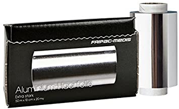 Fripac-Medis Hairdresser's Aluminium Foil in Distribution Box, Silver 50 x 10 cm