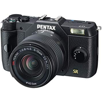 Pentax  Q7 02 zoom kit black Mirrorless Digital Camera 12.4MP Mirrorless Digital Camera  with 3-Inch LCD and5-15mm  (Black) (Discontinued by Manufacturer)