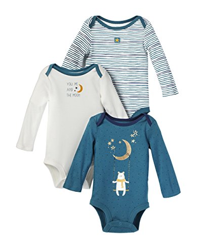 Lamaze Baby Organic 3 Pack Longsleeve Bodysuits