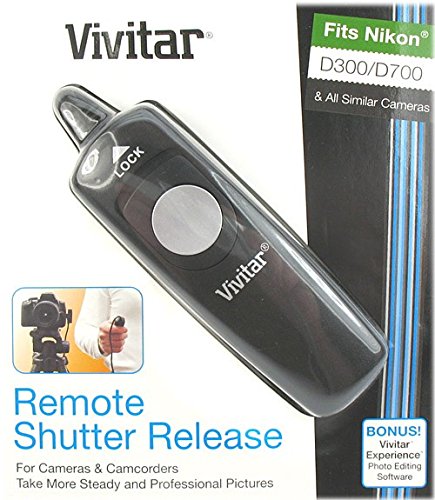 Remote Shutter Release Cord for Nikon D300, D200, D2x, D3, D700 Digital SLR Cameras