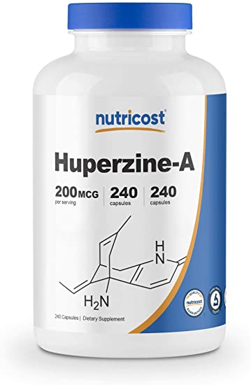 Nutricost Huperzine A Capsules 200mcg, 240 Capsules - Non-GMO, Vegan Friendly