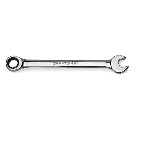 Craftsman Tools Ratcheting Combination Wrench Full Polish SAE (1/2" Inch)