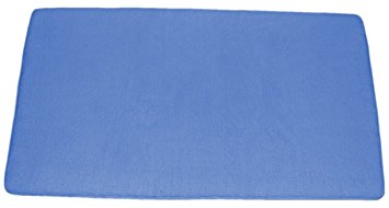 Luxury Large Hotel and Spa Memory Foam Bath Mat Rug Soft Durable Bathroom Nonslip (20"x36" Blue)