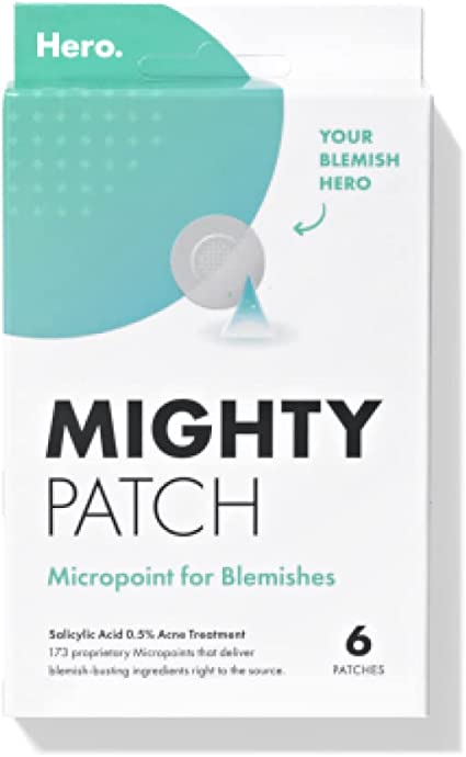 Mighty Patch Micropoint for Blemishes - Hydrocolloid Acne Spot Treatment for Early Stage and Deep Hidden Pimples (6 Patches)