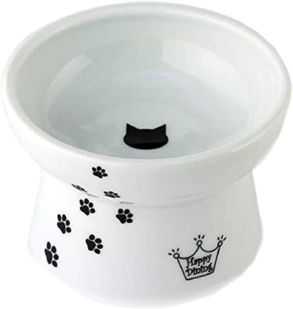 Necoichi Raised Cat Food Bowl