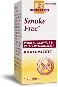 Boericke & Tafel Smoke Free, Naturally Reduces Cravings & Calms Withdrawal, 100 Count