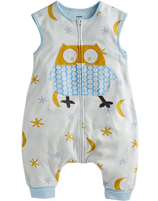Vaenait Baby Kids Boys 1-7Y Sleep and Play Blanket Sleepsack Cotton Owl