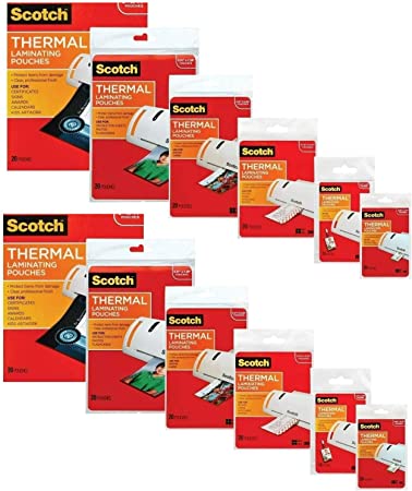 3M Laminating Pouch Kit with All Varieties of Laminating Pouche (2)