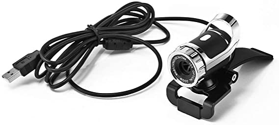 BIYI Exquisite Appearance USB 12 Megapixel HD Webcam Web Cam Camera & Microphone Mic For PC Laptop Desktop (Black   Silver)
