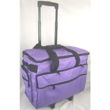 Classy Sewing Machine Trolley in Purple